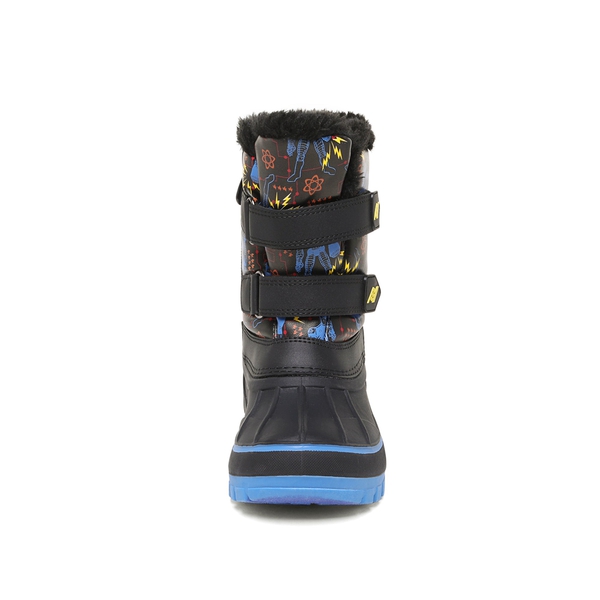 Kids Ankle Waterproof Snow Boots - BLACK ROYAL - 3